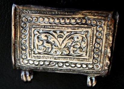 Antique Omani silver Koran Box